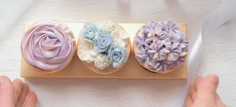 フラワーケーキの完成イメージ